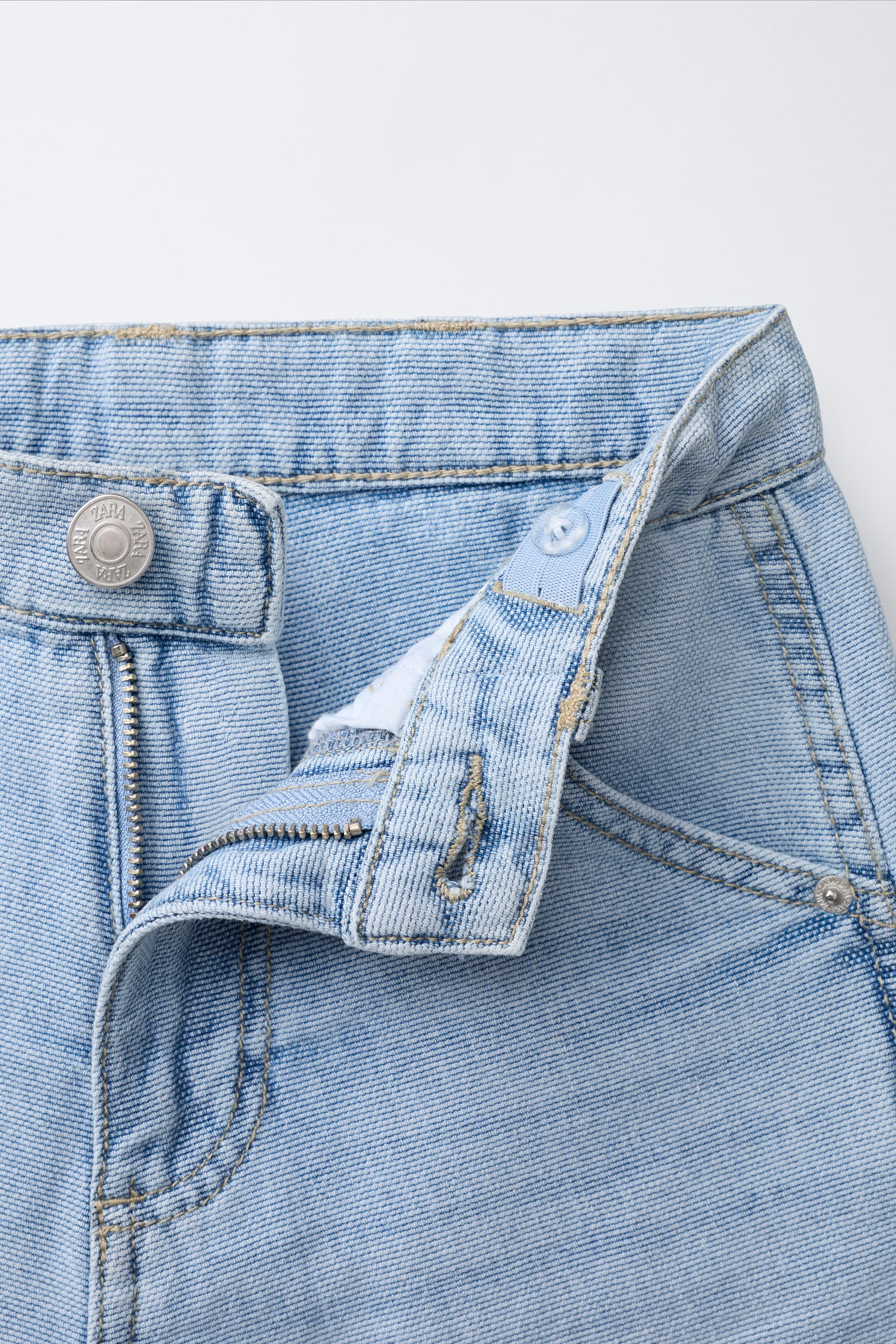 Детские шорты Zara CARPENTER SHORTS WITH LABEL — фото 3