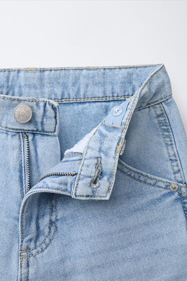 CARPENTER BERMUDA SHORTS WITH LABEL - Blue by Zara - Image 2