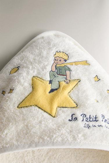 LE PETIT PRINCE HOODED BABY TOWEL - Oyster-white by Zara - Image 4