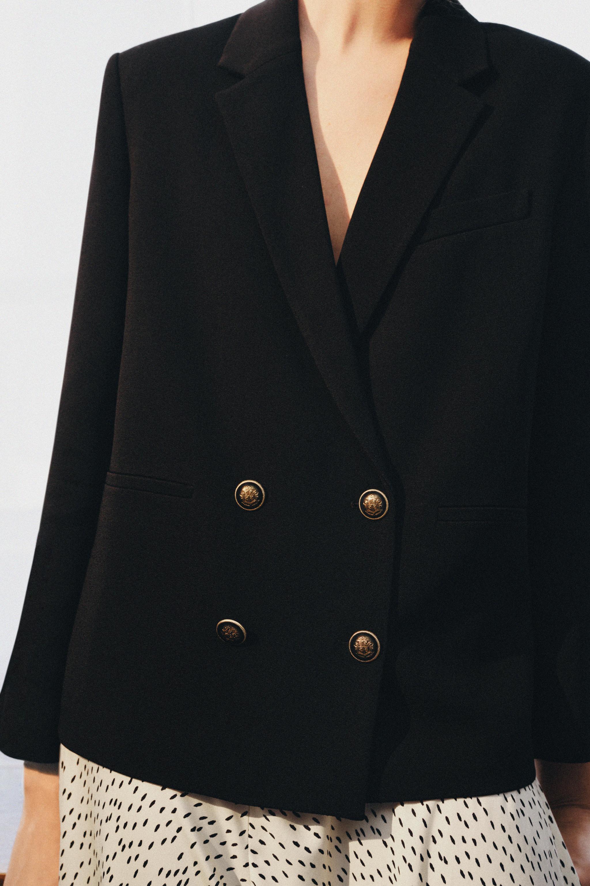 ZW COLLECTION STRAIGHT BUTTON BLAZER