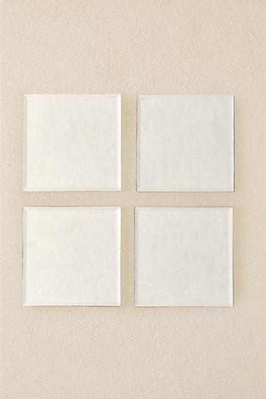 LOT DESSOUS DE VERRE MIROIR (LOT DE 4) - Argent de Zara - Image 4