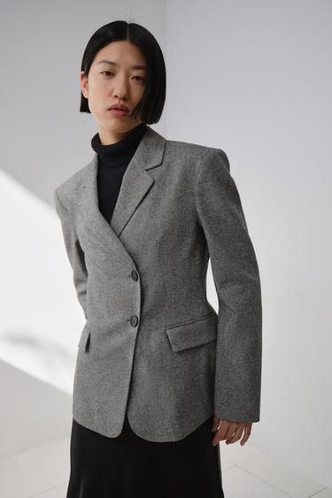 TOP SOFT JAKË GOLF - E zezë nga Zara