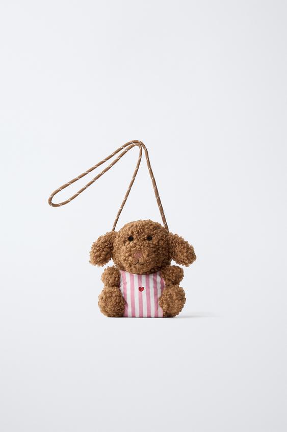 BOLSA TIRACOLO PUPPY - Marrom da Zara - Imagem 0
