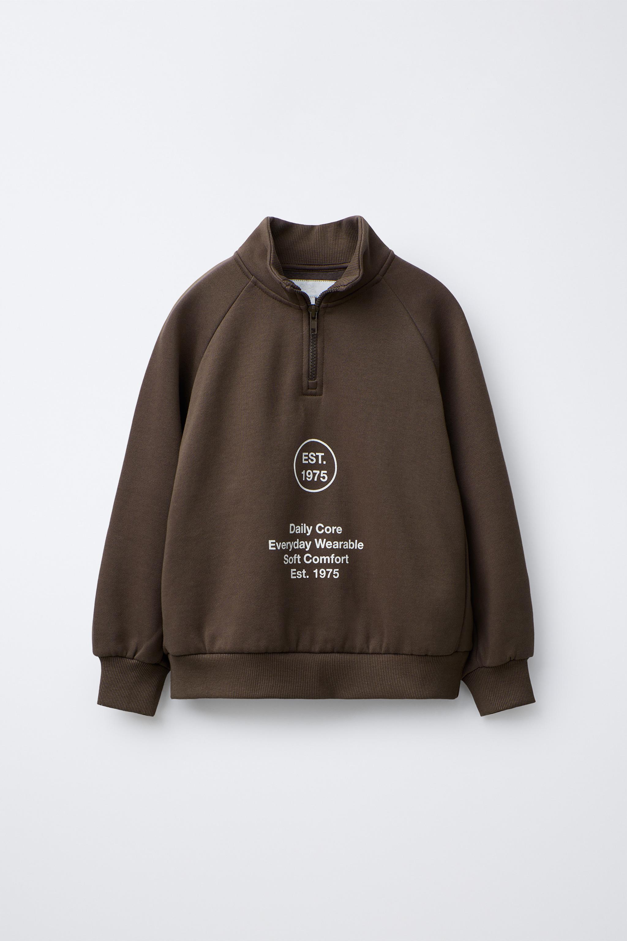 TEXT JOGGING SWEATSHIRT