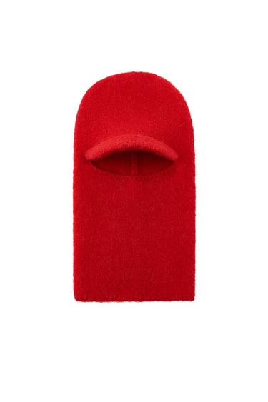PLAIN VISOR HOOD - Red by Zara