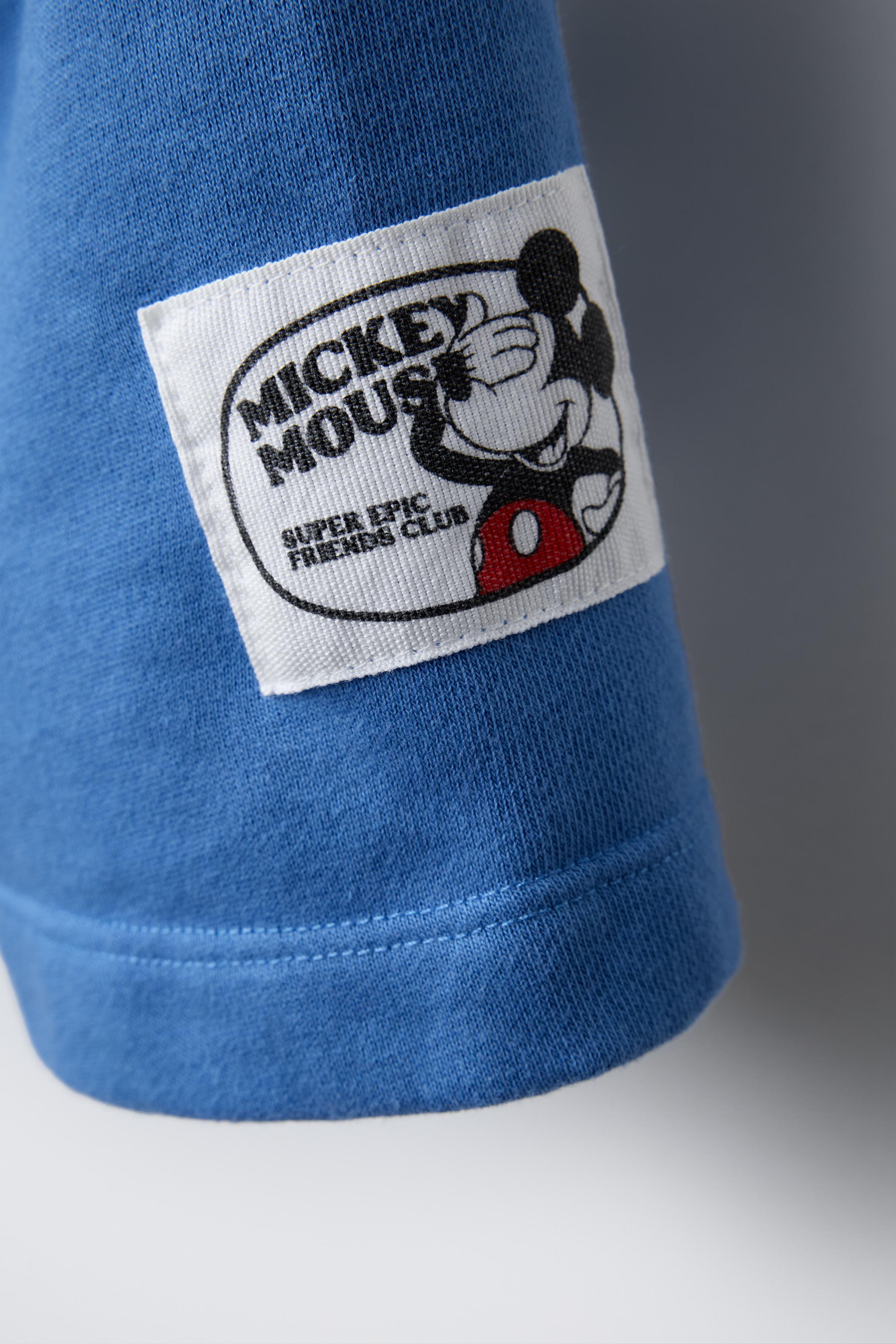 MICKEY MOUSE © T-SHIRT AND SHORTS SET - Blue | ZARA United