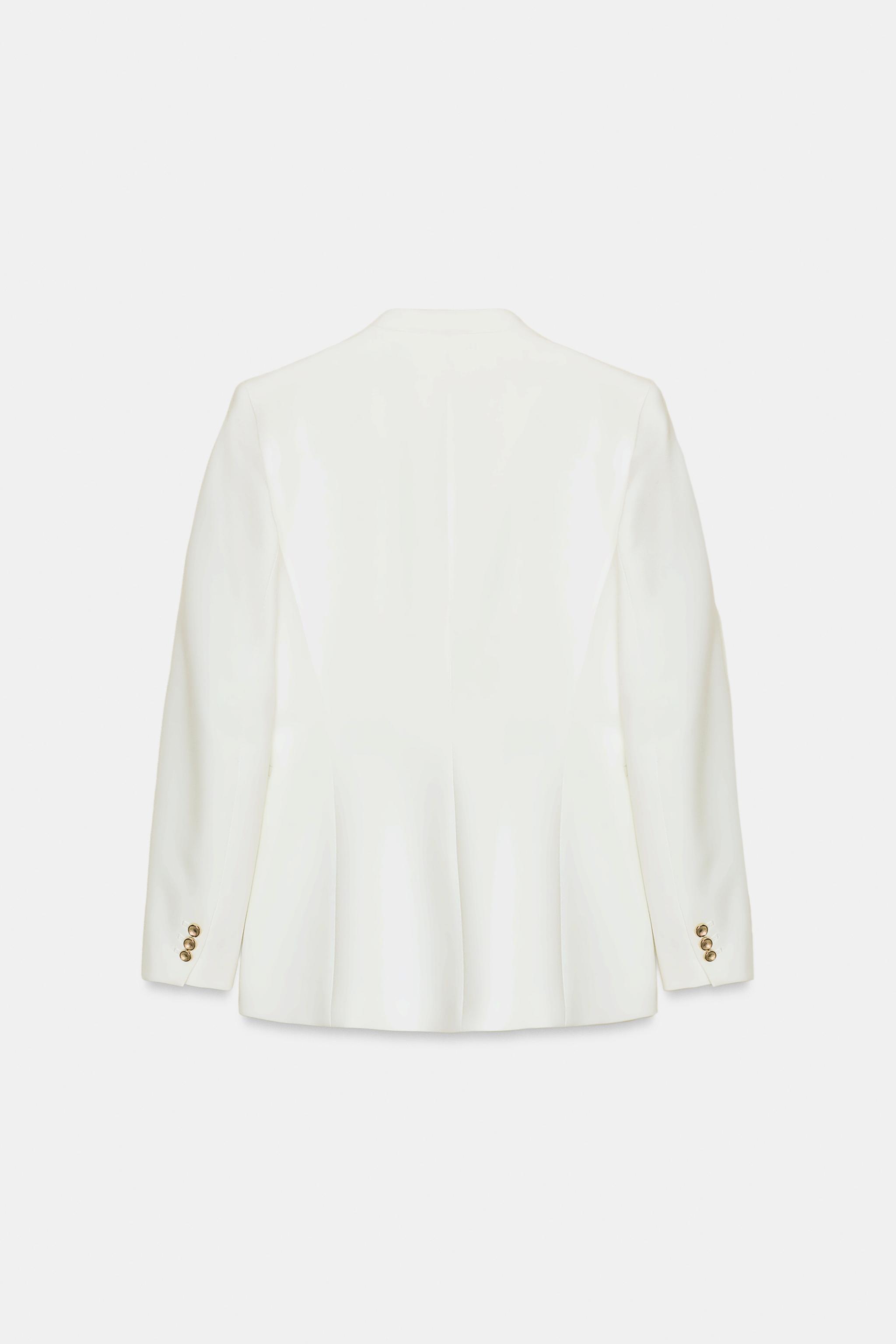 VESTE AJUSTÉE SANS REVERS