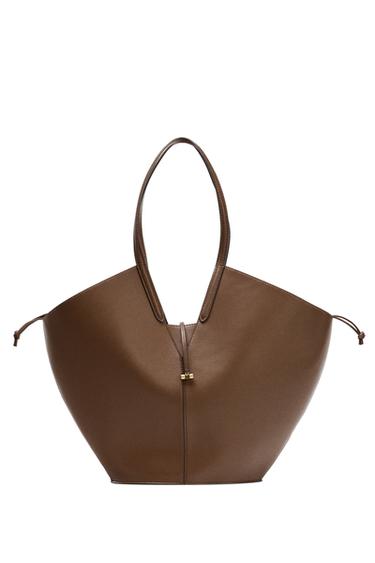 MAXI TOTE BAG - Brown by Zara