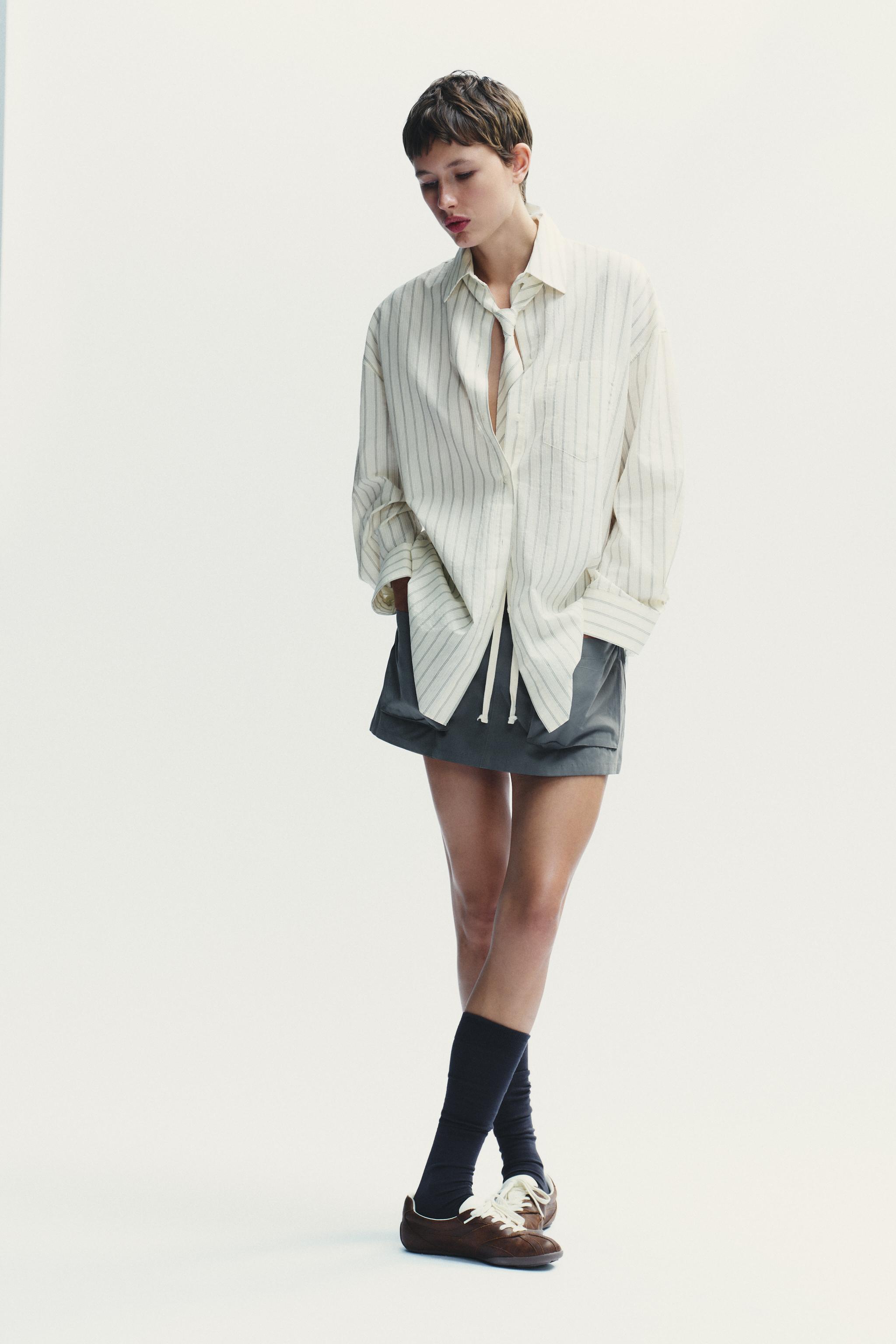 【XL】ALOUND STRIPE OVERSIZED SHRTS Stripe Oversized Shirt | Shirts | Tommy Hilfiger
