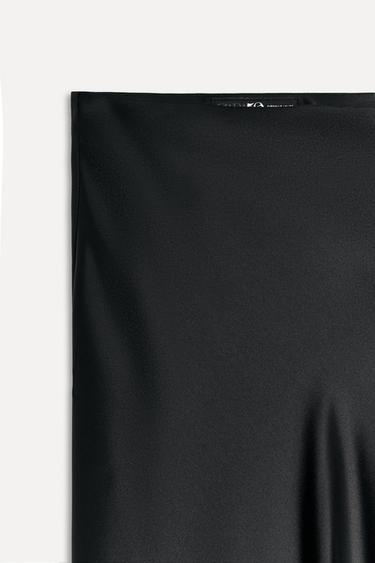 SATIN MIDI SKIRT 50TH ANNIVERSARY - Black by Zara - Image 3