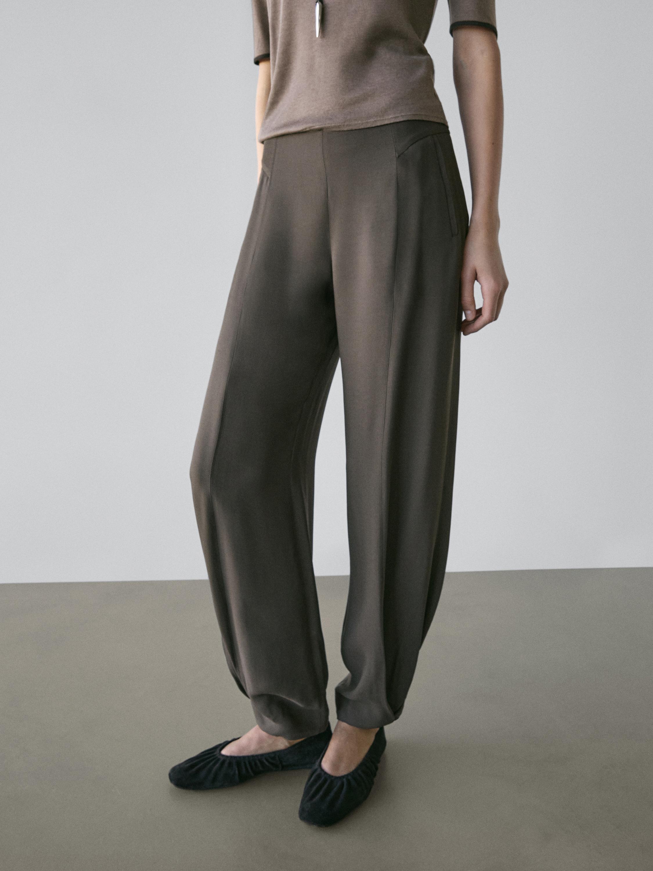 Flowing sarouel trousers