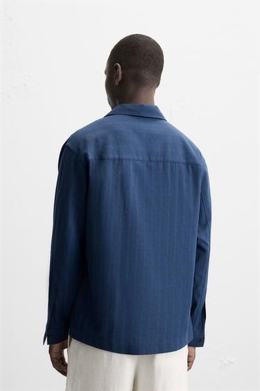 STRIPED POLO SHIRT - Blue by Zara - Image 2