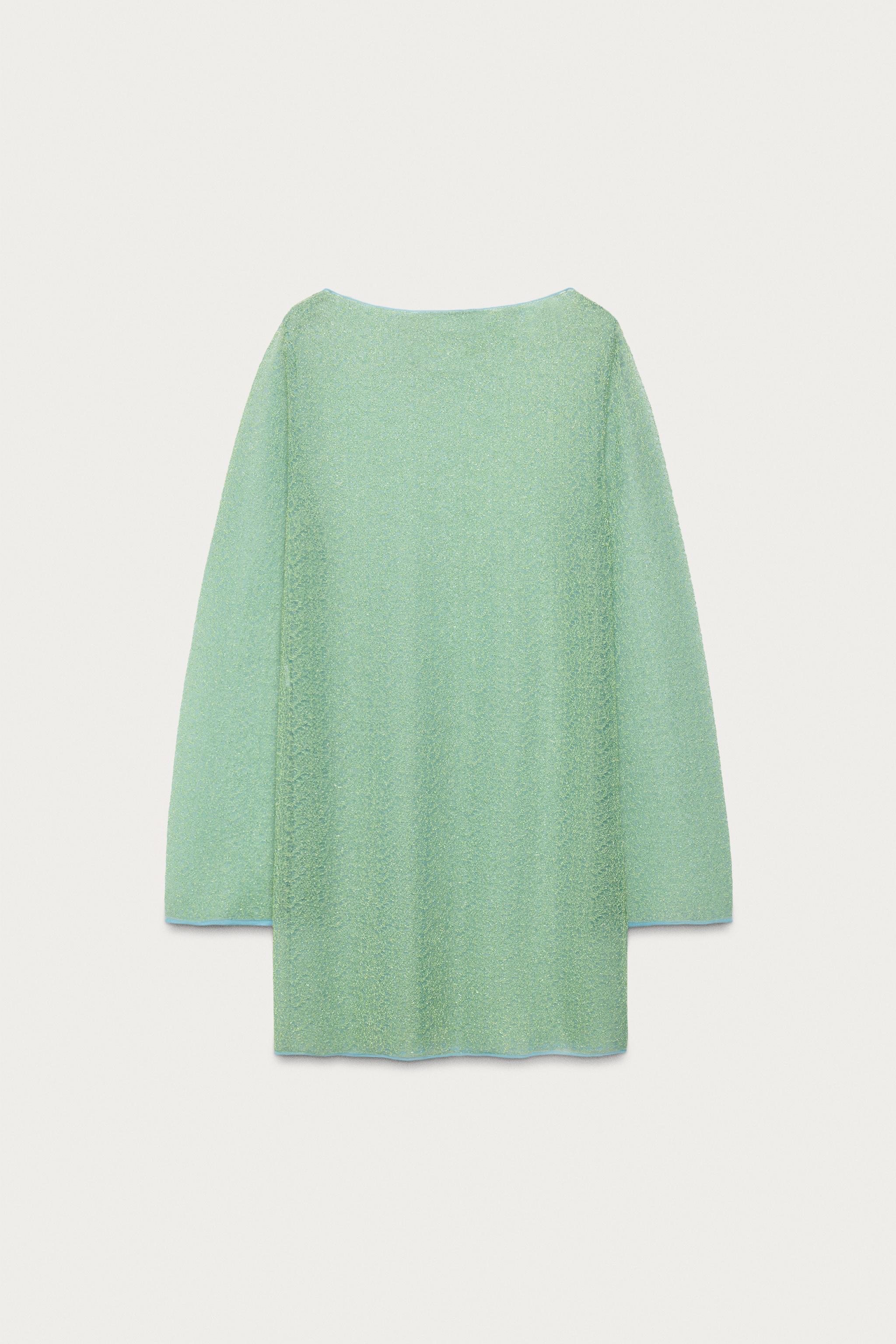 SHEER KNIT DRESS MARISA BERENSON X ZARA — фото 2