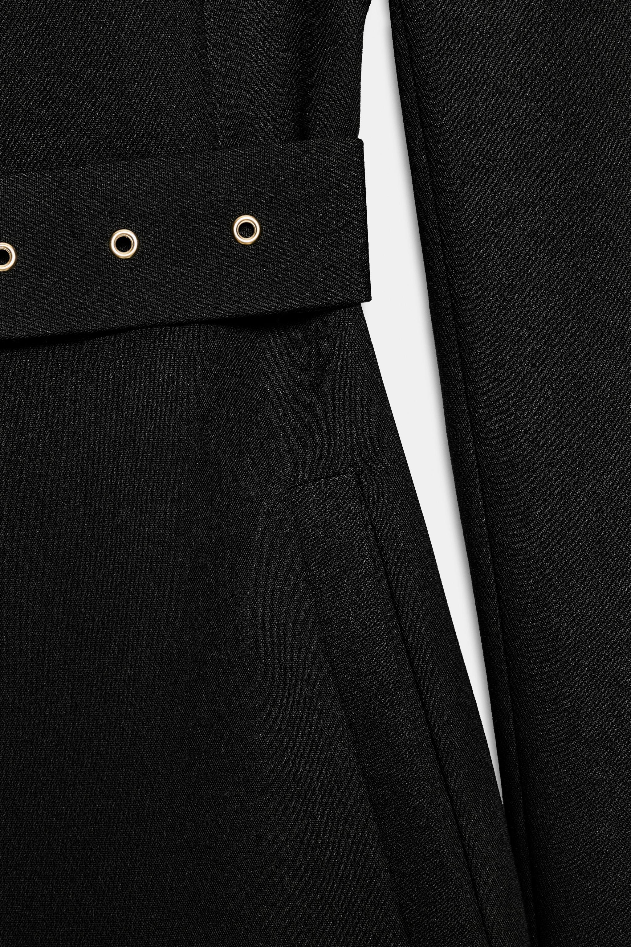 LONGUE VESTE CEINTURÉE