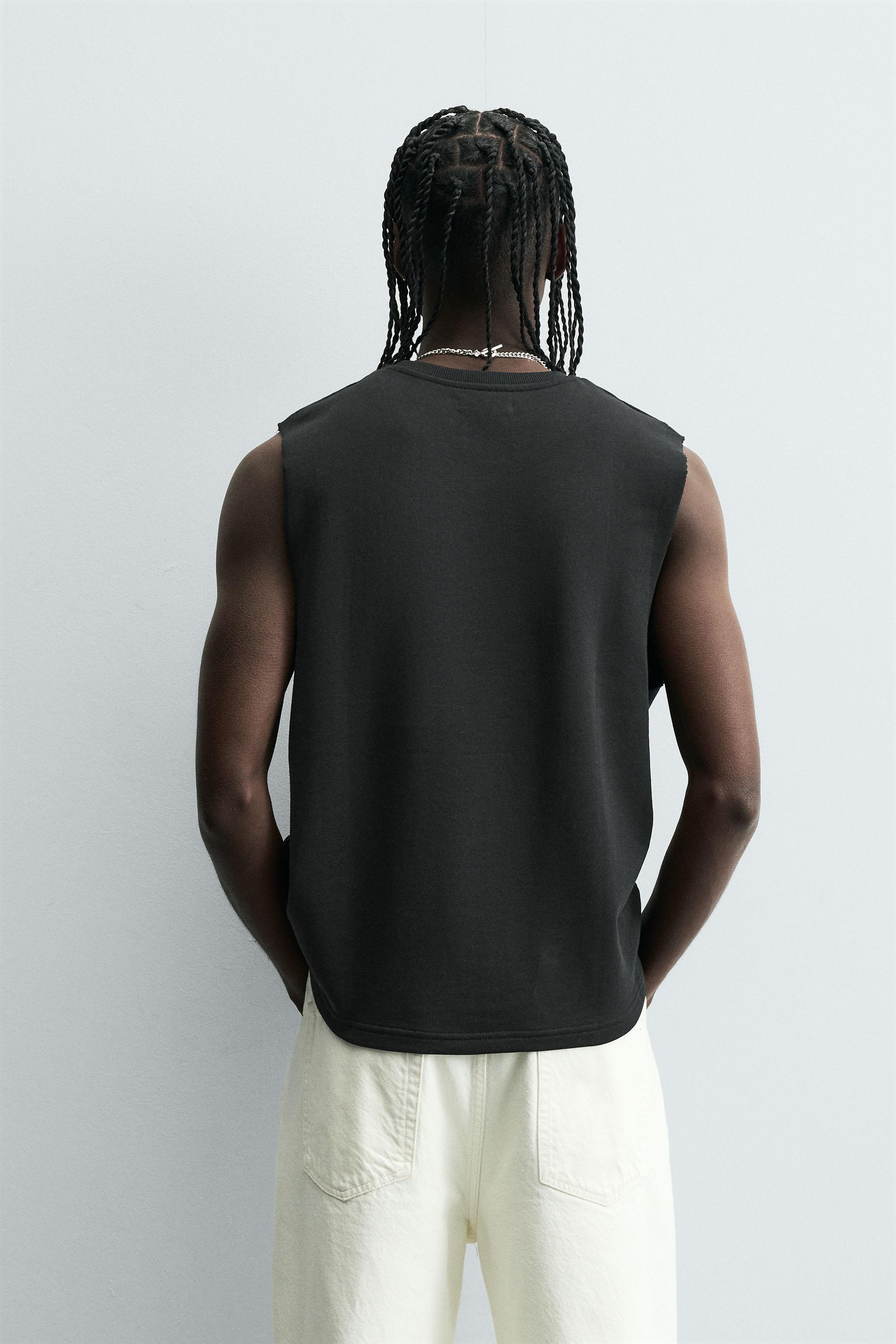 SLOGAN PRINT TANK TOP - Black | ZARA South Africa
