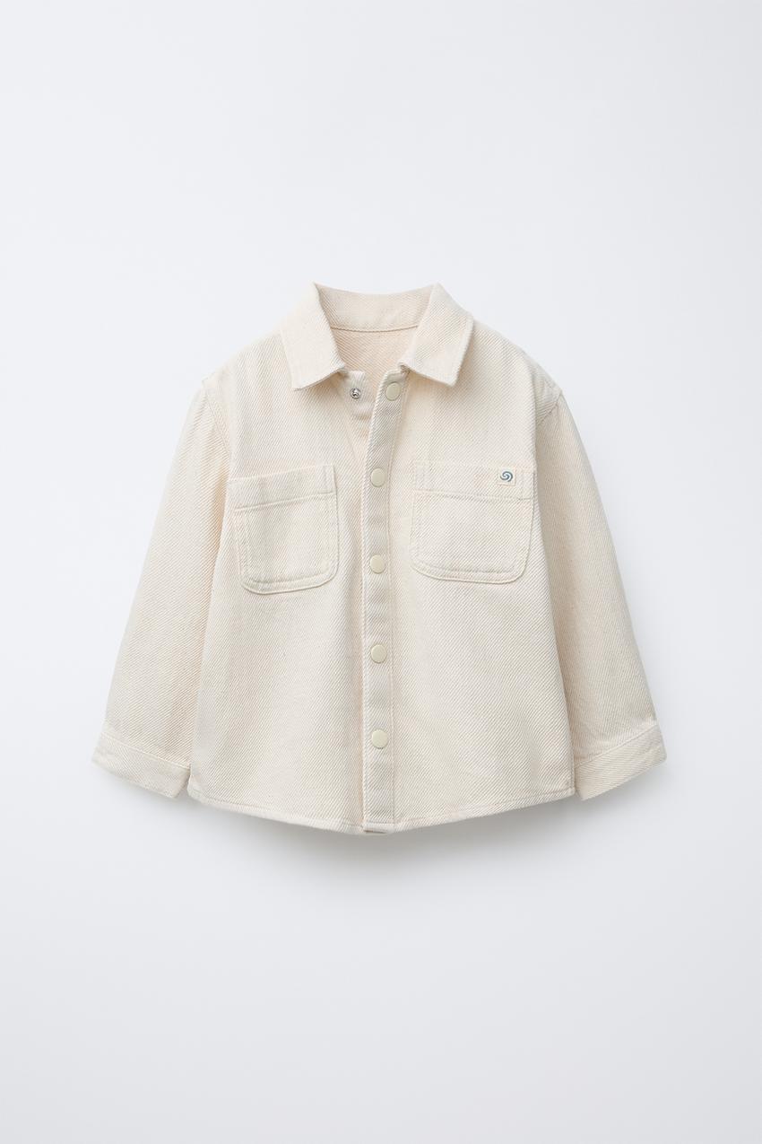 FLOWY SNAP BUTTON OVERSHIRT
