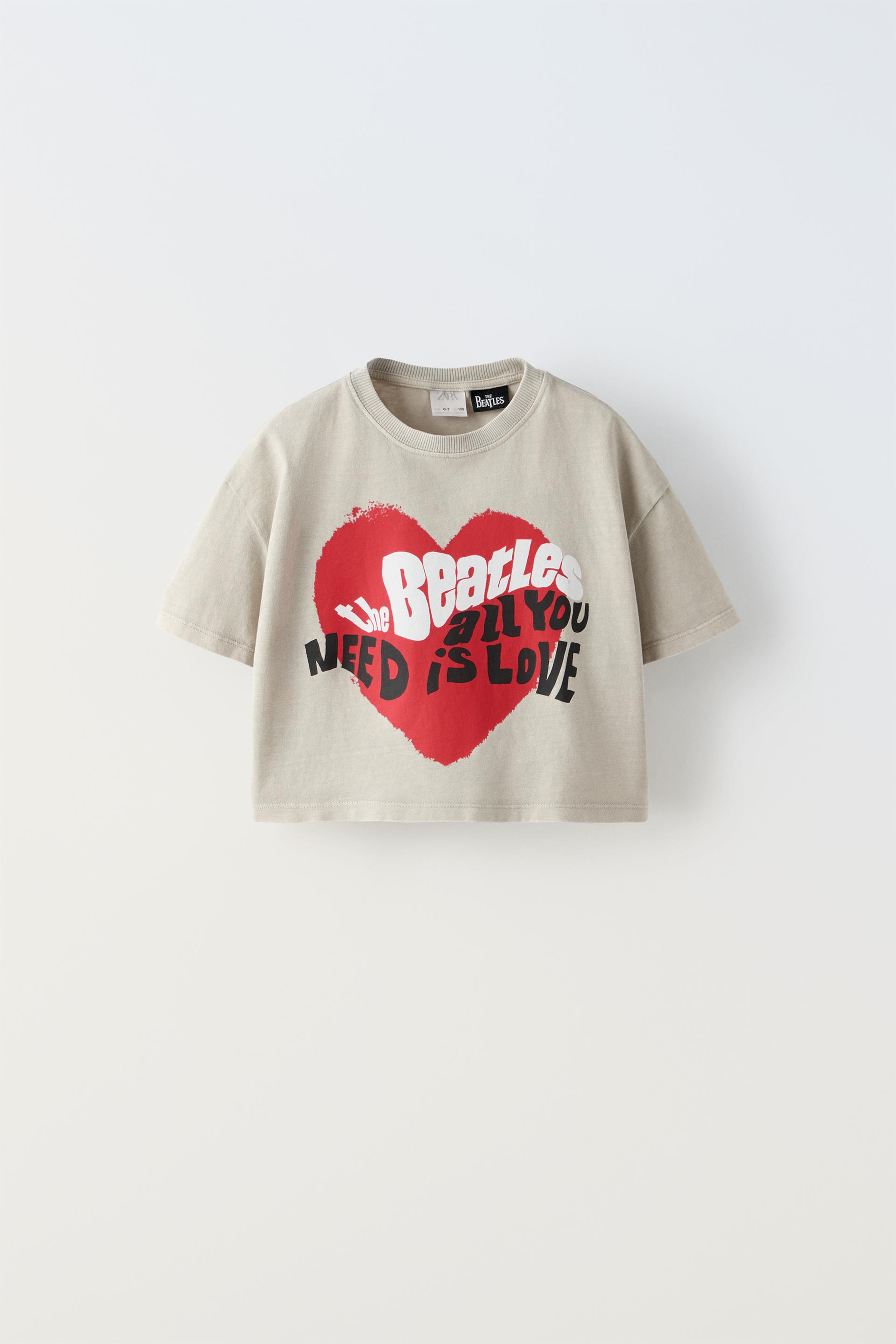 THE BEATLES ® T-SHIRT - Gray | ZARA Canada