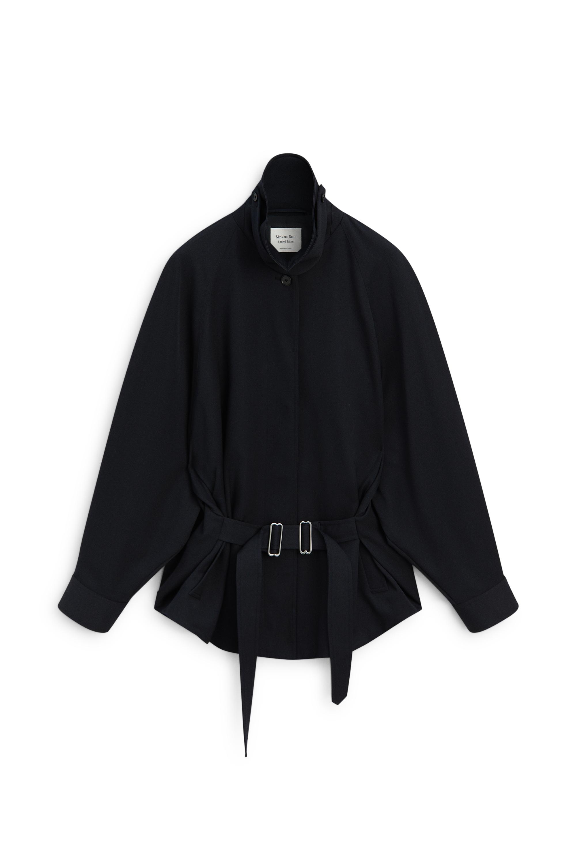 100% wool jacket with belt detail - LIMITED EDITION