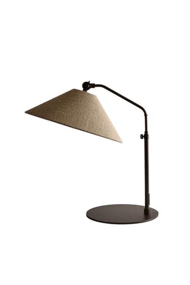 금속 베이스 스탠드 조명 - Zara 라이트 베이지