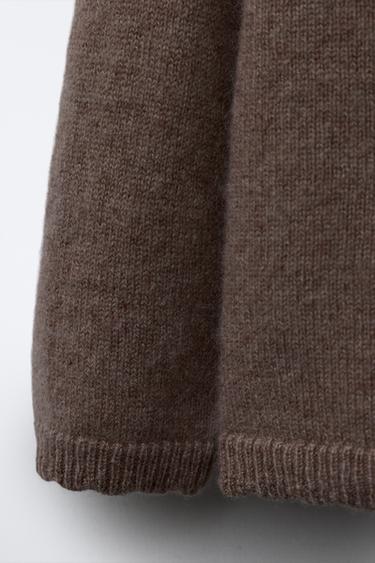 100% CASHMERE SWEATER - Brown by Zara - Image 2