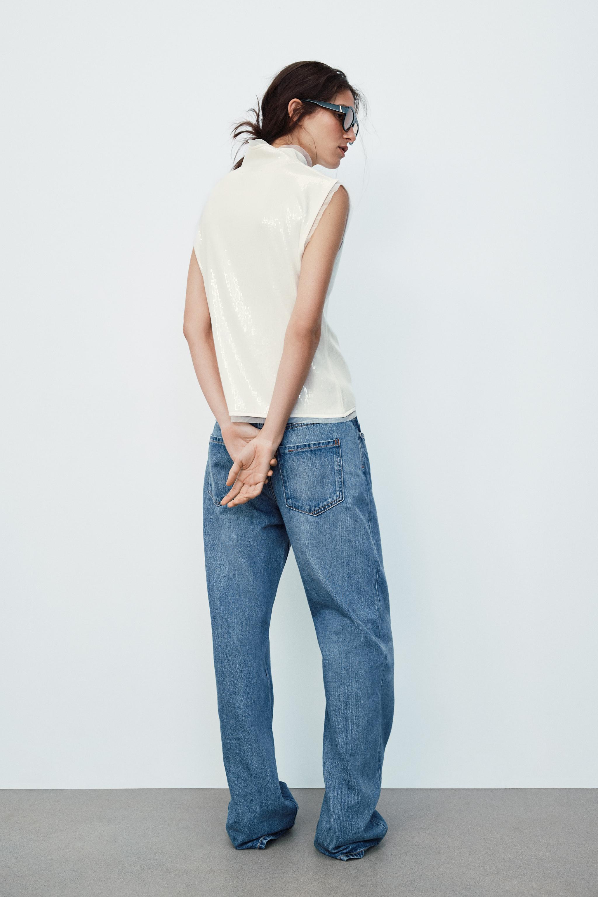 Zara Pullu Triko Top görsel 5