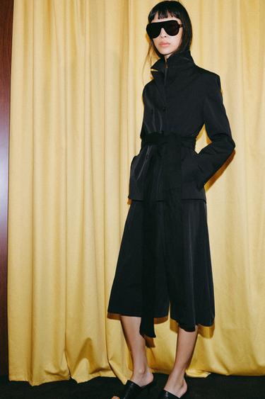 ZW COLLECTION DOUBLE-BREASTED BLAZER - Black by Zara