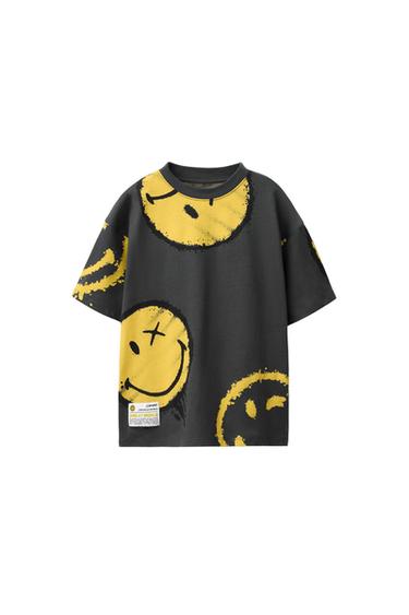 CAMISETA ESTAMPADA SMILEYWORLD ® - Gris antracita de Zara