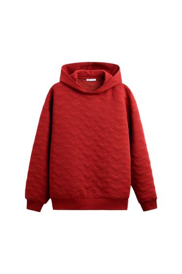 QUILTED HEART SWEATSHIRT