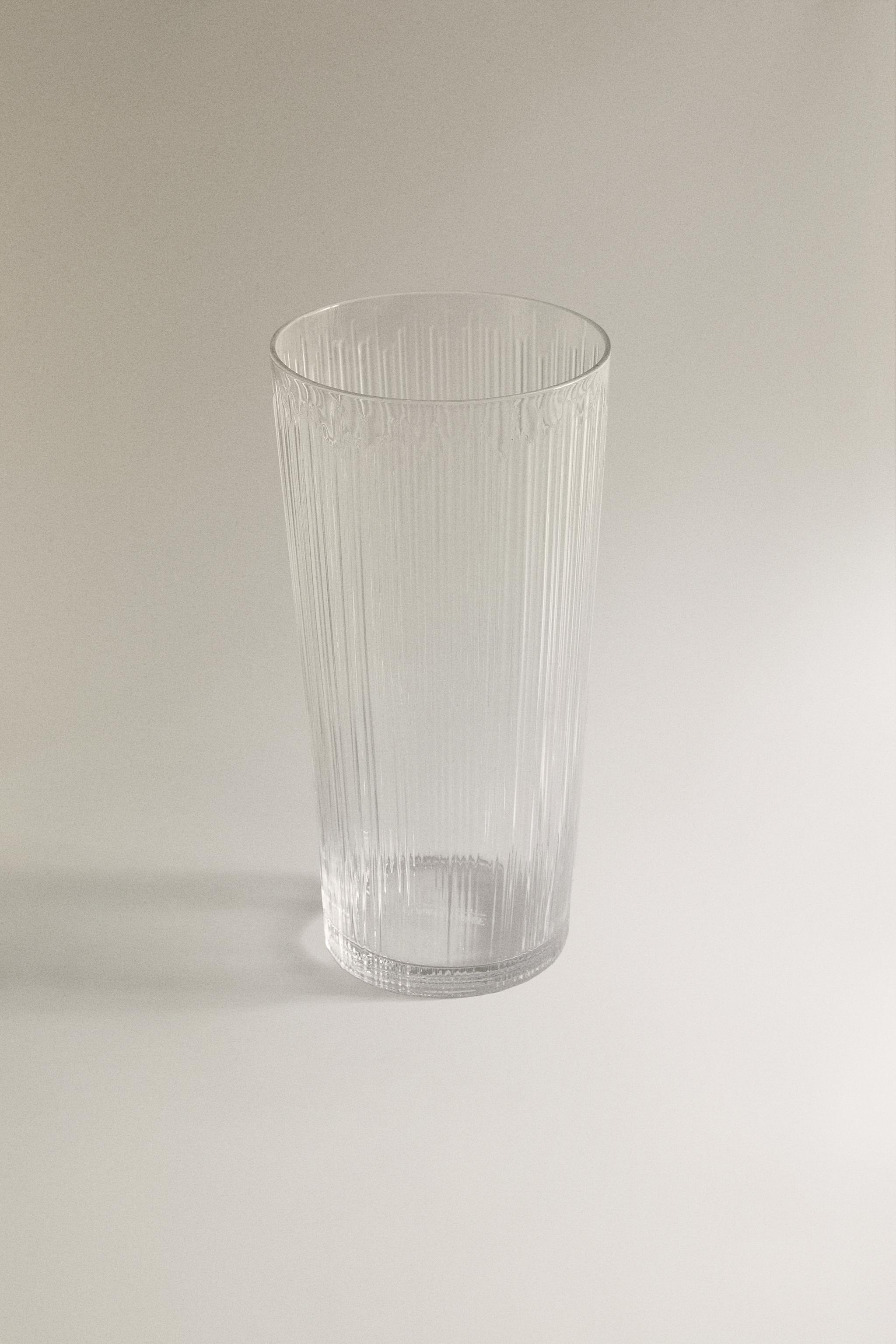 TALL DECORATIVE GLASS VASE - Transparent | ZARA United States