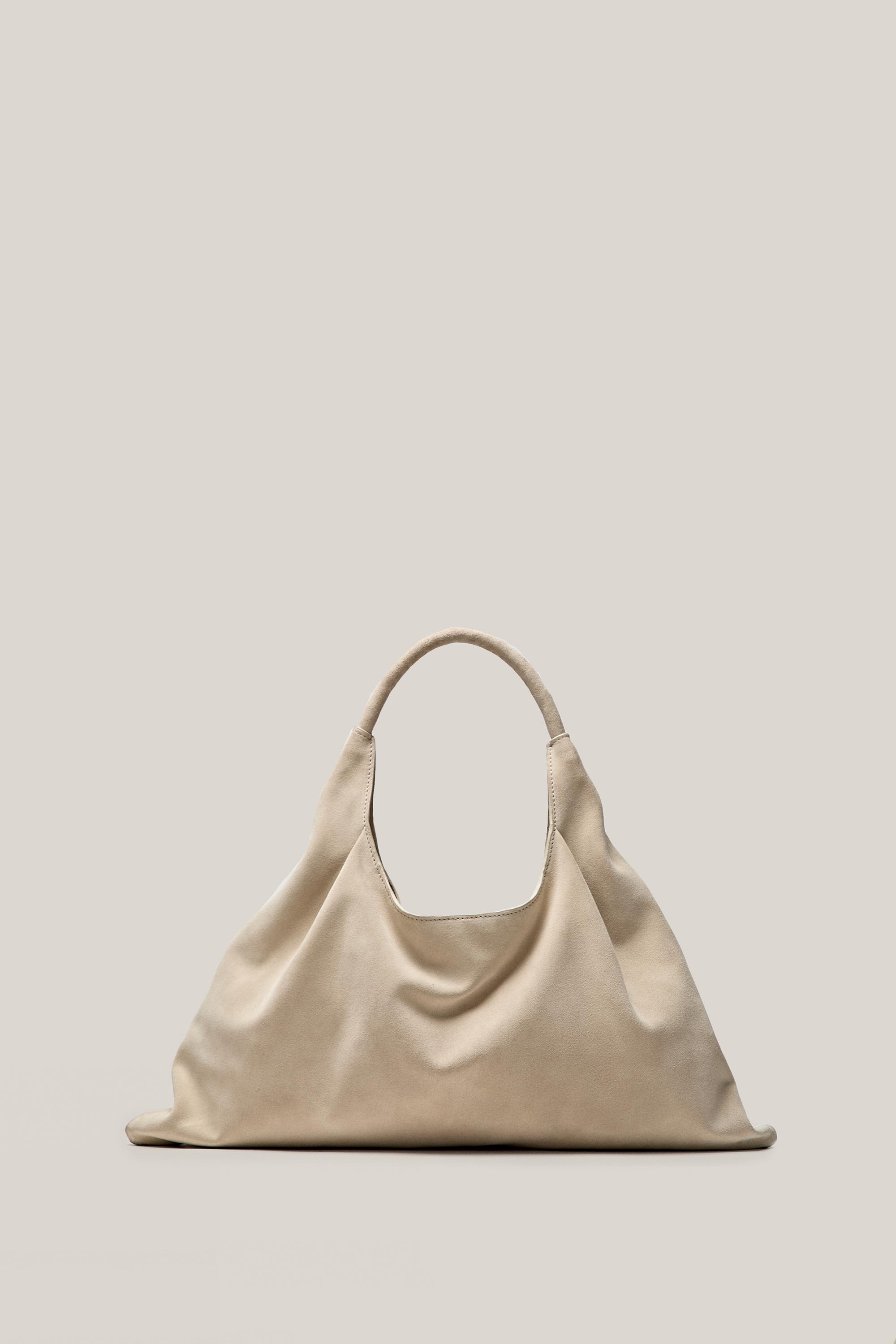 Medium split leather shopper bag - LIMITED EDITION