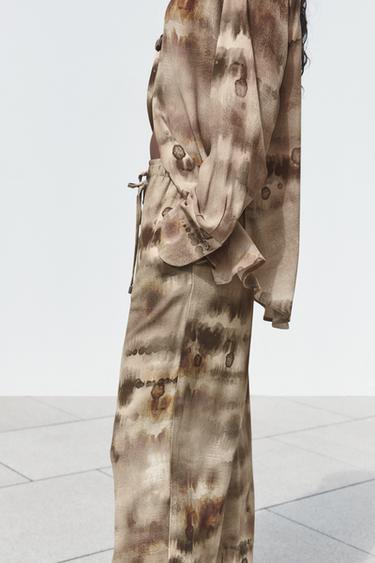 TIE-DYE TROUSERS - Multicoloured by Zara - Image 4