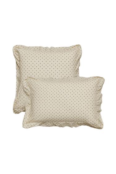 غلاف مخدة للأطفال بكشكش وطبعة أزهار - خَام الخاص بـ Zara