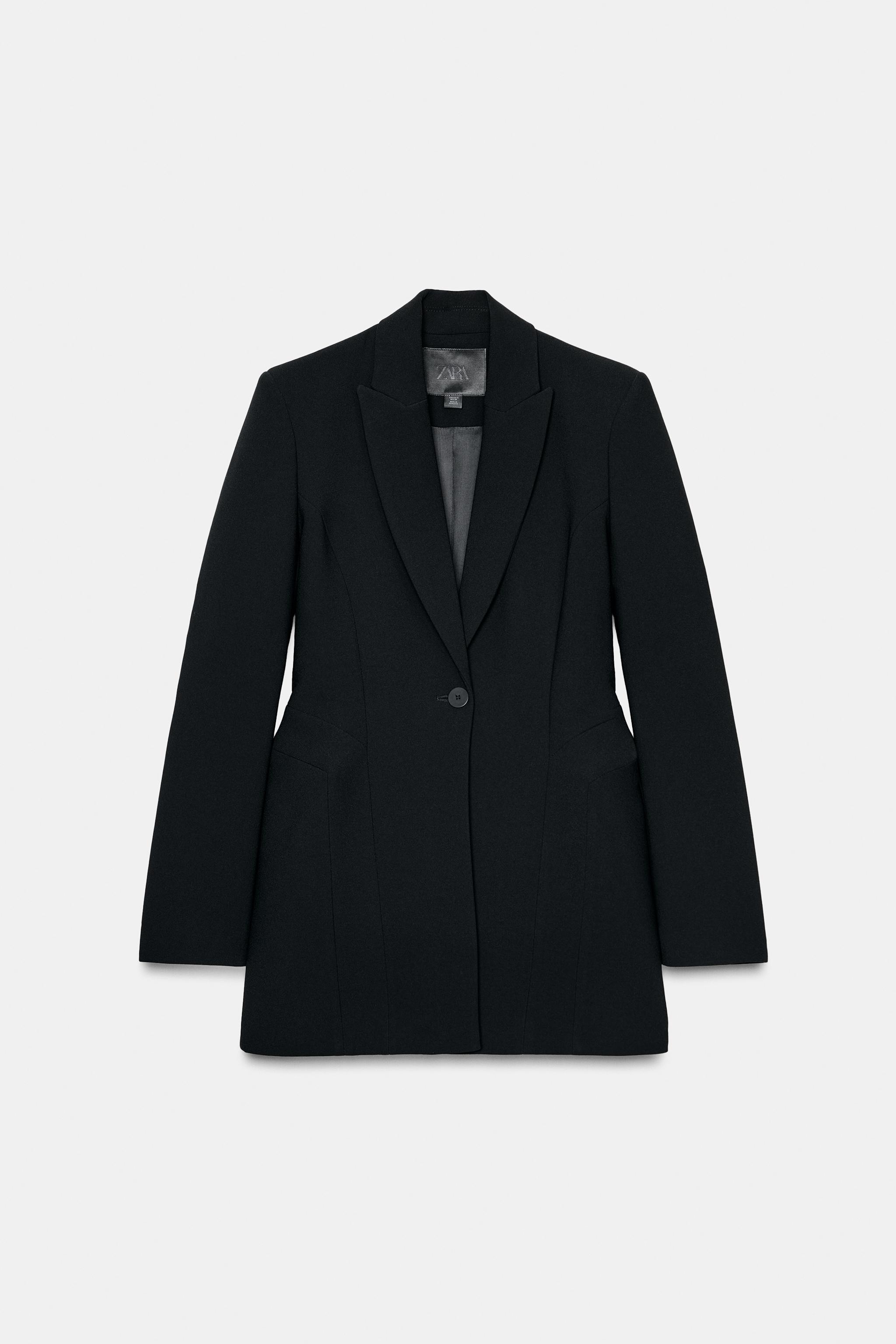 FITTED BLAZER ZW COLLECTION LIMITED EDITION - Black | ZARA United