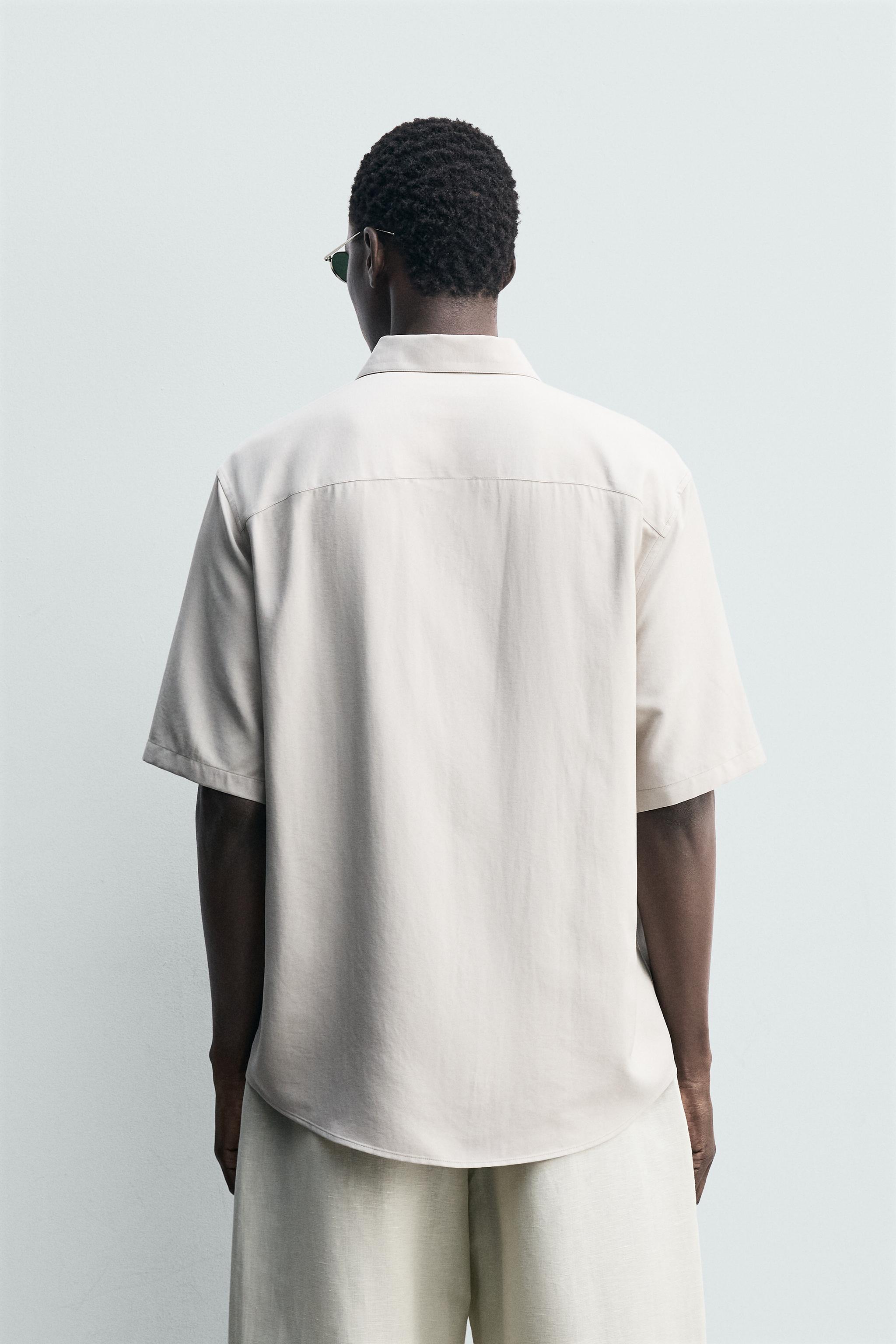 RELAXED FIT CEPLİ DÖKÜMLÜ GÖMLEK