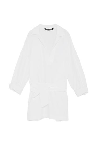 FLOWING BLOUSE WITH BELT