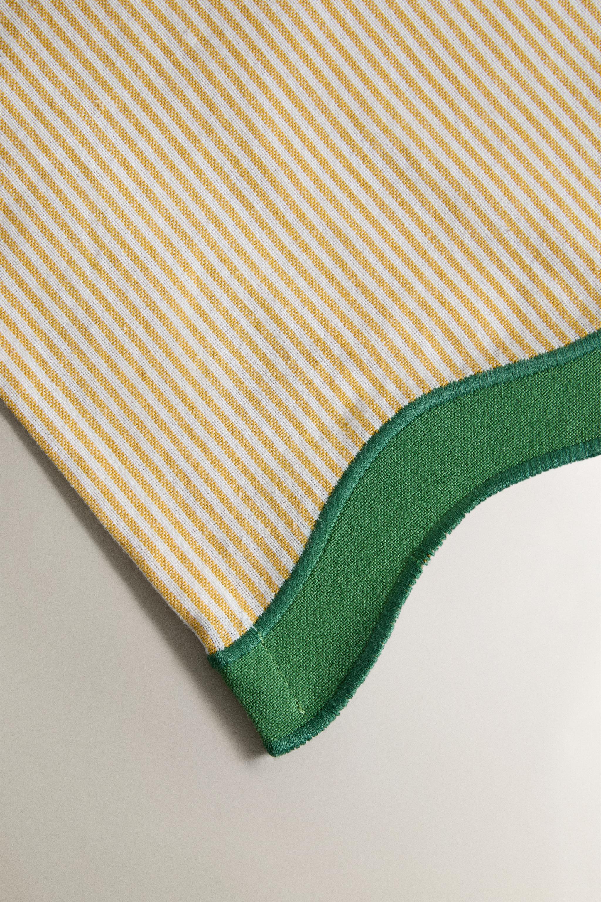 YARN-DYED COTTON TABLECLOTH