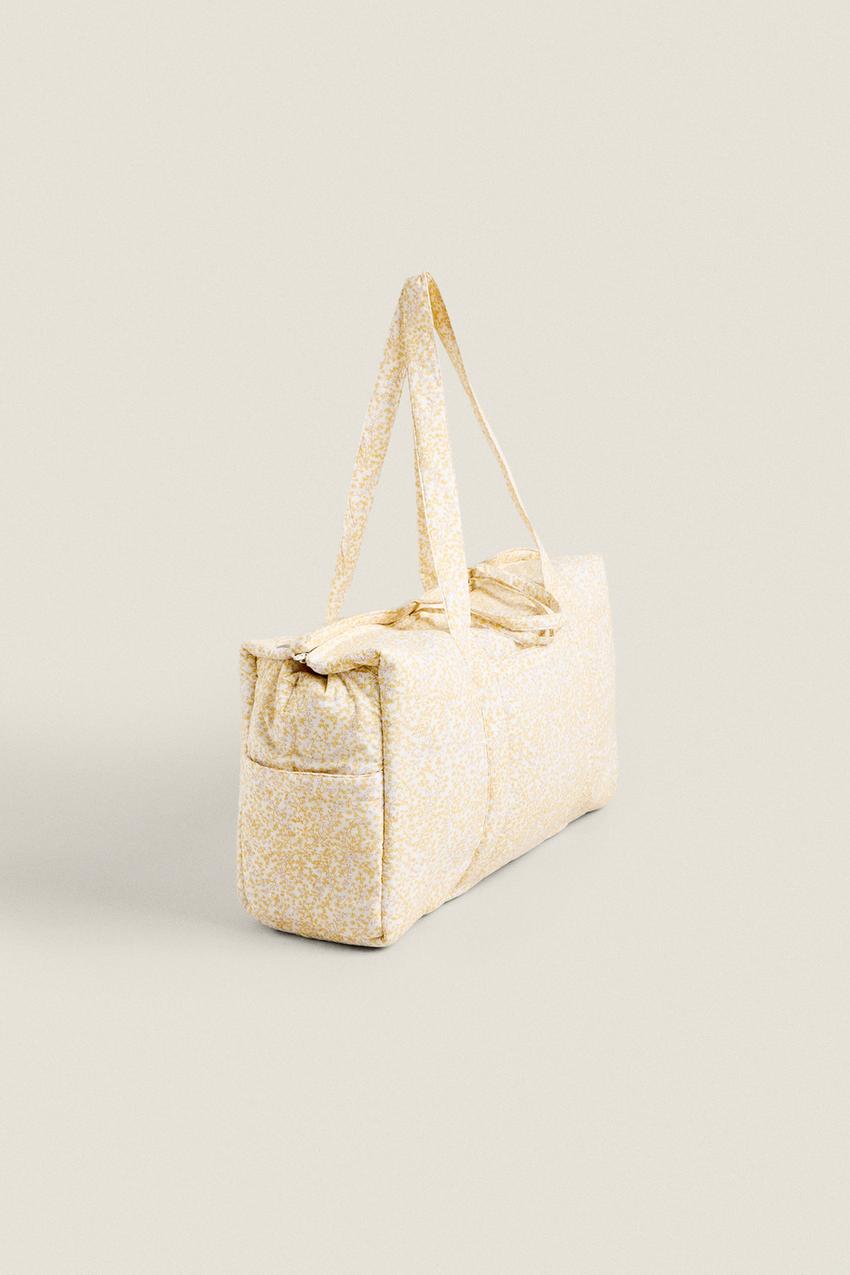 FLORAL MATERNITY BAG - Yellow | ZARA United Kingdom