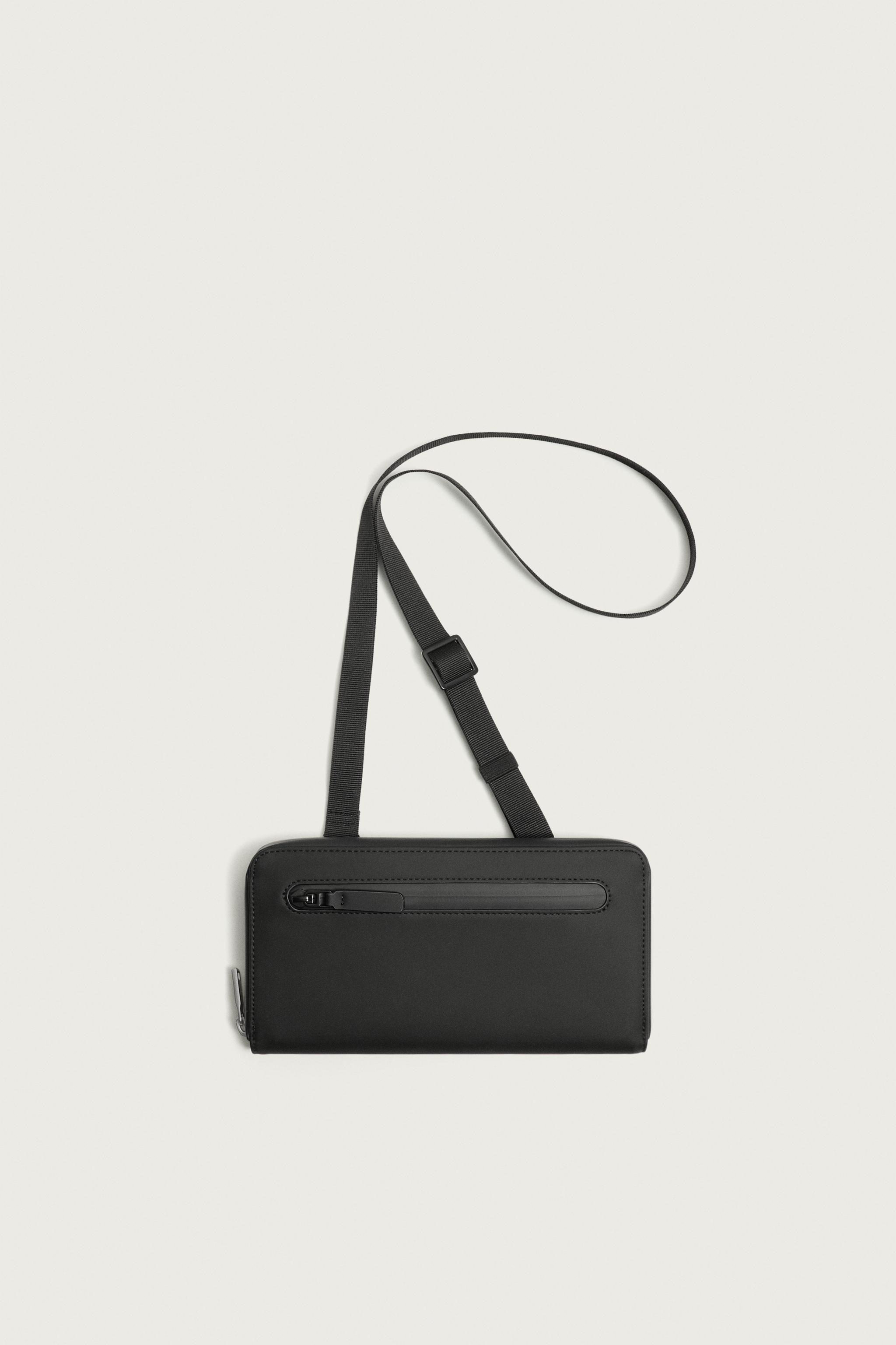 Мужские кошельки Zara RUBBERIZED XL WALLET