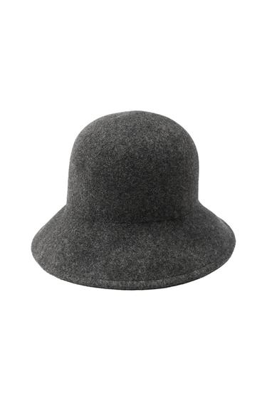 WOOL BLEND BUCKET HAT