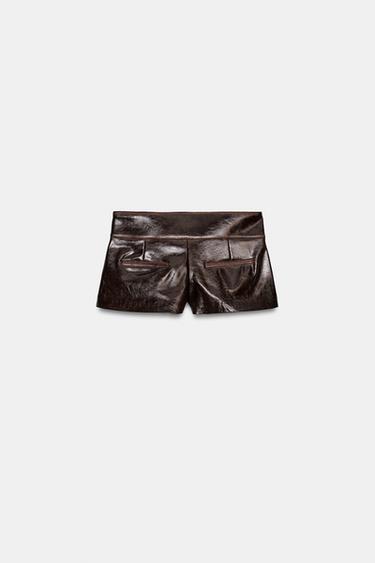 SHORT TAILLE BASSE - Marron de Zara - Image 5