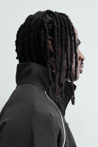 TECHNICAL JACKET WITH CONTRAST TRIMS - Black by Zara