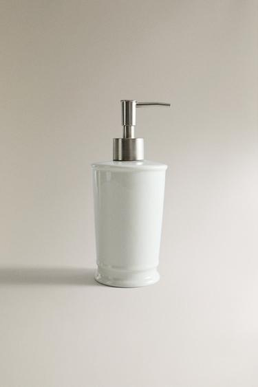 CERAMIC SOAP DISPENSER - Ecru by Zara - Image 0