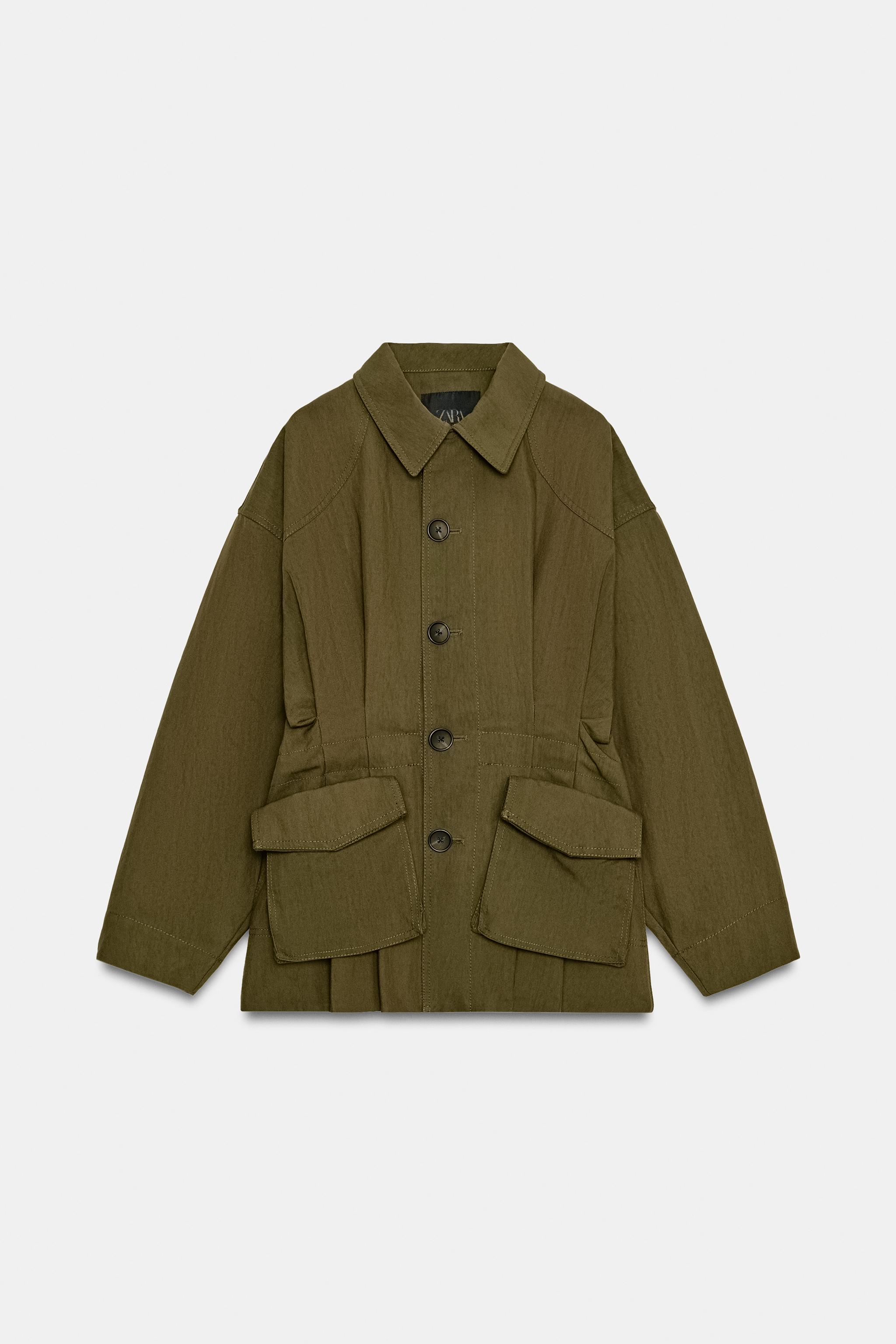 ZW COLLECTION POCKET JACKET - Khaki | ZARA United States