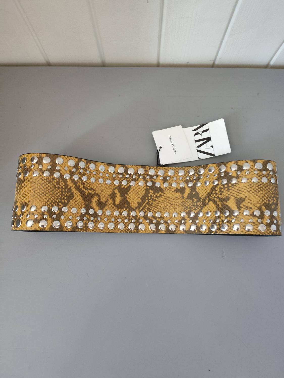 ΔΕΡΜΑΤΙΝΗ ΖΩΝΗ FAJÍN ANIMAL PRINT ΜΕ ΤΡΟΥΚ - Image 2