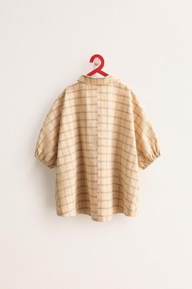 ZARA TIMELESS - CHECK SHIRT DRESS - Light yellow by Zara - Image 1