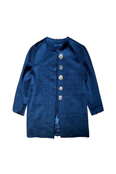 GOLDEN BUTTONED SHORT COAT