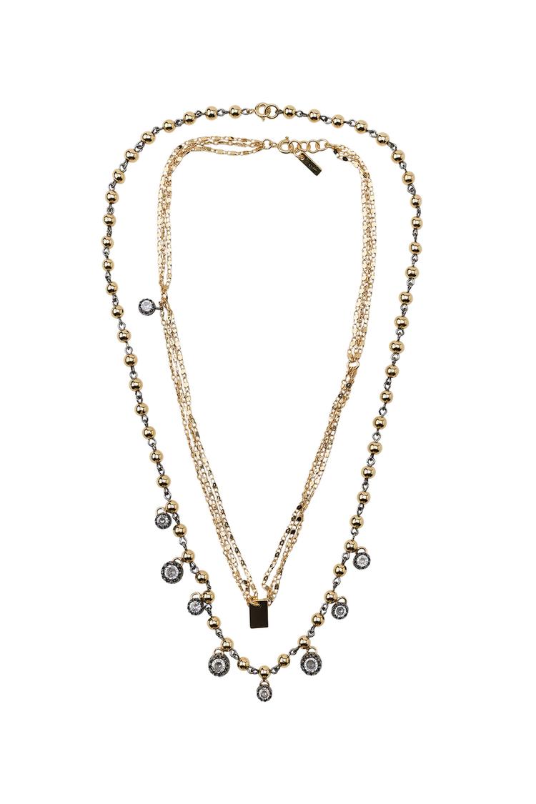 PACK 2 COLLARES CHAPA JOYAS