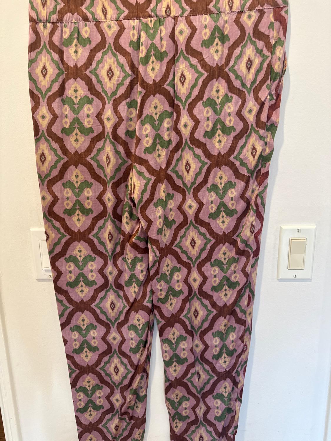 SOFT SILKY PANTS WITH NARROWING LEG - Image 3