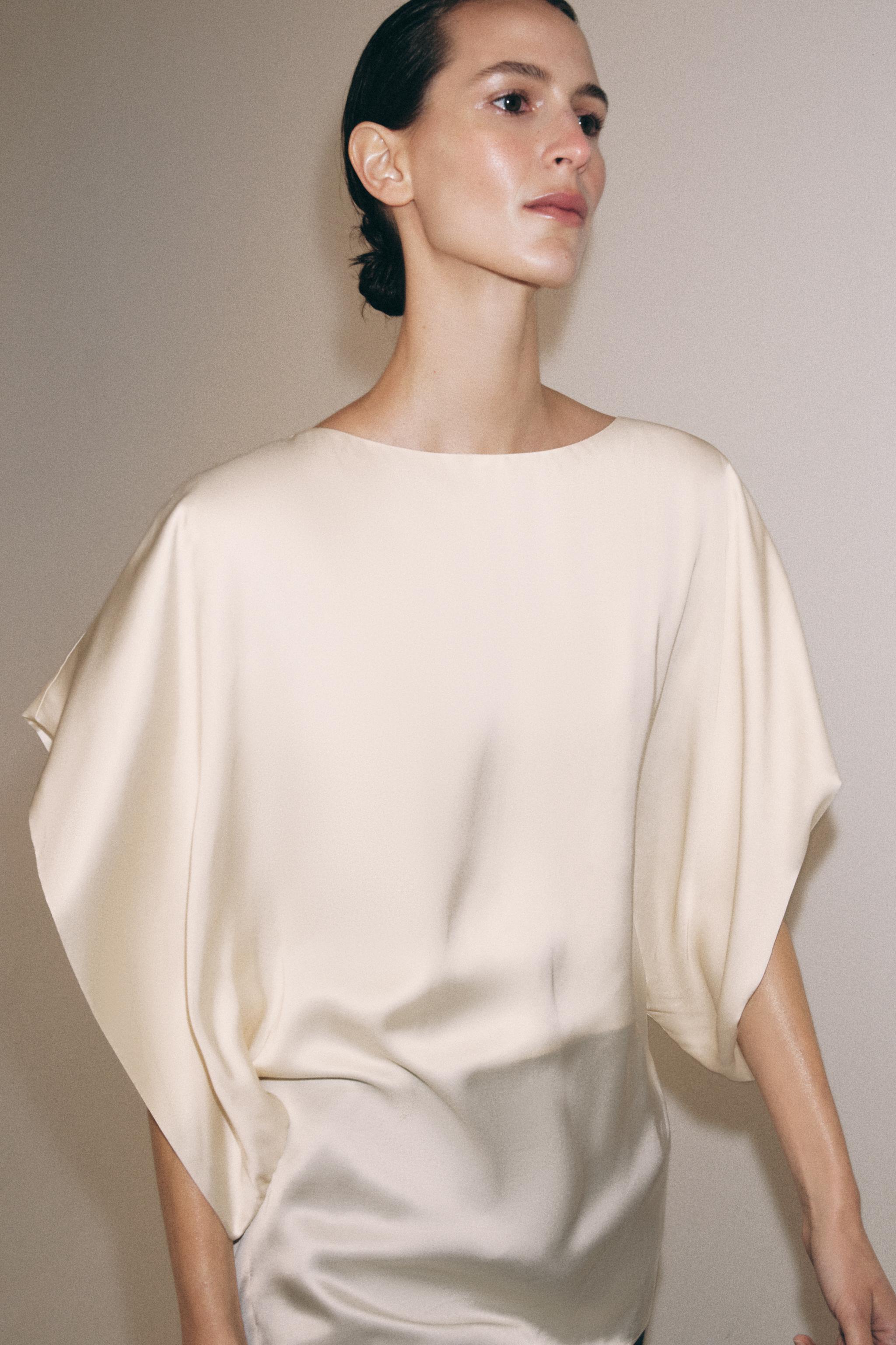 ZW COLLECTION FLOWY SHORT SLEEVE TOP