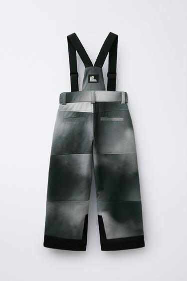 TIE DYE WATER-RESISTANT AND WINDPROOF BRACE TROUSERS RECCO® SYSTEM SKI COLLECTION - Grey by Zara - Image 1